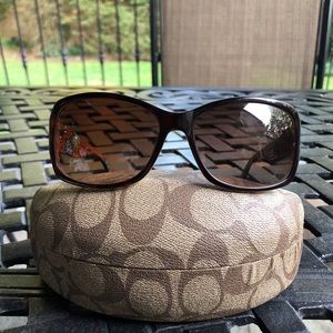 Coach sunglasses (includes case)